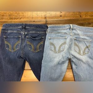 Hollister Jean leggings size 3 two pair